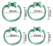 FAAK - Long Dolphin Chastity Cage - Blue photo-6