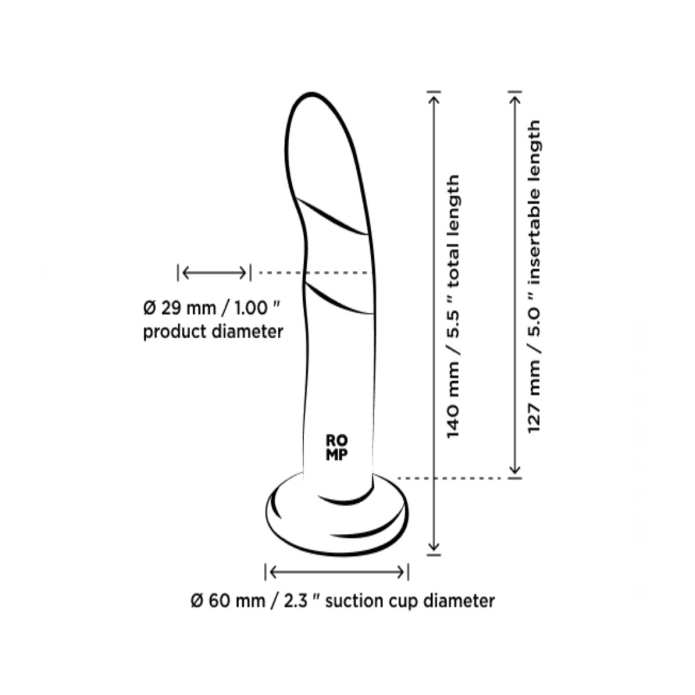ROMP Piccolo makes non-realistic silicone dildos accessible ... Romp - Piccolo Dildo - Blue photo-7