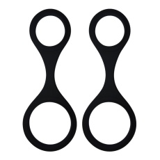 T-Best - Silicone Cuffs Set - Black photo