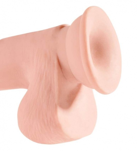 King Cock - Triple Density w Balls 7.5" - Flesh photo