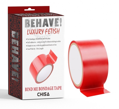 Chisa - Bind Me Bondage Tape 15m - Red photo