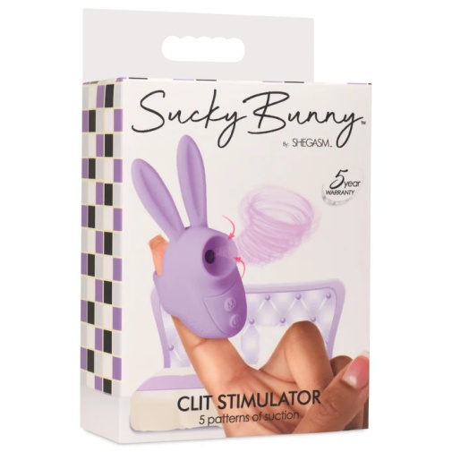 Inmi - Shegasm Sucky Bunny 兔子陰蒂刺激器 - 紫色 照片
