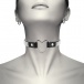 Coquette - Choker Heart Vegan Leather - Black photo-2