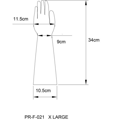 Prowler - Latex Gloves - Black - XL photo