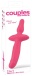 Couple Choise - 2in1 Vibrator w Butt Plug - Pink photo-11