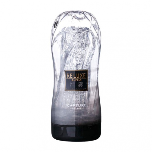 T-Best - Reluxe Alpha Capture Hard Type Masturbator - Black photo