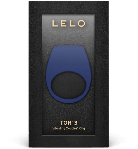 Lelo - Tor 3 情侶震動陰莖環 - 藍色 照片