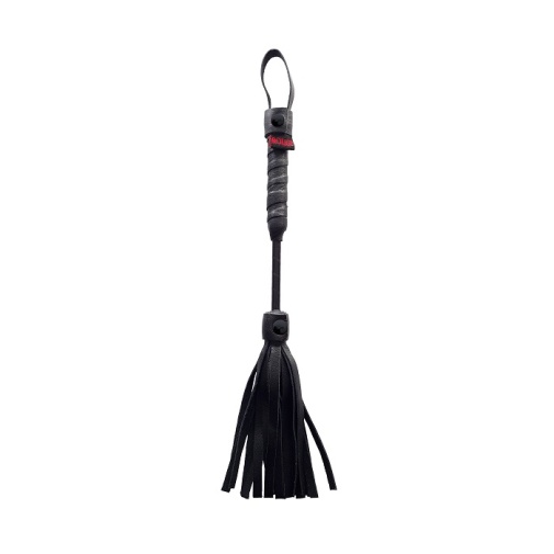 Rouge - Leather Mini Flogger - Black photo
