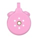 FAAK - Chastity Cage 45mm w Catheterization Hood - Pink photo-7