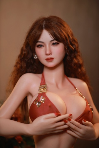 Scarlet Asian Realistic Sex Doll, Curvy Body, Ultra Soft Silicone 161 cm (5’3 ft)  photo