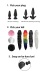 Tailz - Snap-On Anal Plug S - Black photo-4