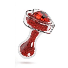 Oh My Gem - Lustre Butt Plug - Red photo