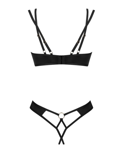Obsessive - Nesari Crotchless Set - Black - XS/S 照片