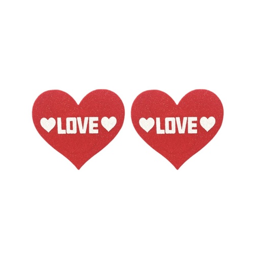 NPG - Love Nipple Covers - Red 照片