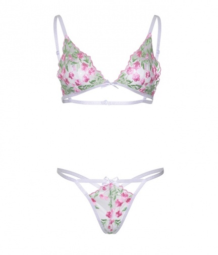 Leg Avenue - In Bloom Set - White - L photo