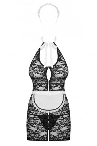 Obsessive - Servgirl Maid Costume - Black - L/XL photo