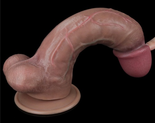 Lovetoy - 10.5'' 双层仿真阳具 照片