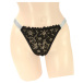 NPG - P122 Floral Lace Thong - Black 照片