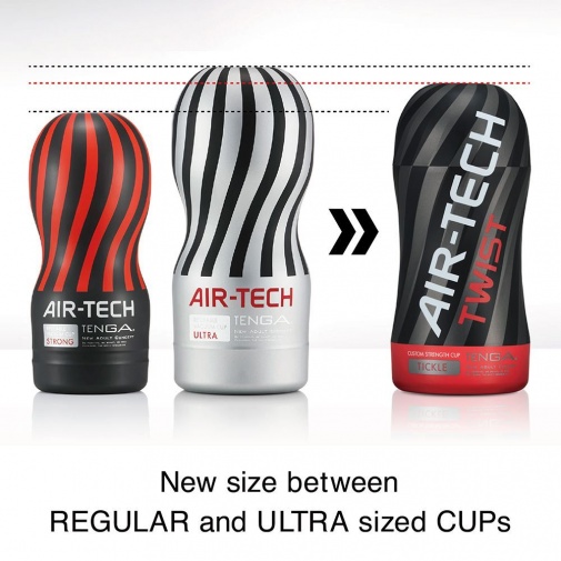 Tenga - Air-Tech Twist 自订强度反复使用真空杯 - 波纹 照片