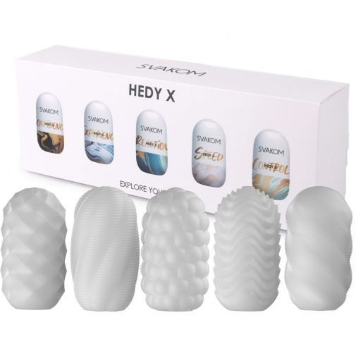 SVAKOM - Hedy X 5 Mixed Textures Set photo
