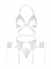 Leg Avenue - Beyond Bliss Set - White photo-8