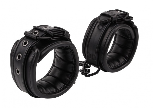 Chisa - Deluxe Ankle Restraint Cuffs - Black photo