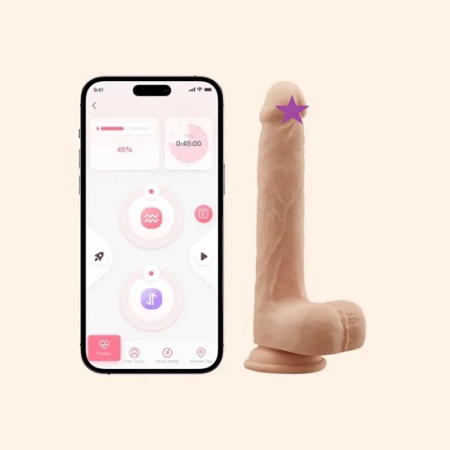 Honey Play Box - Luis App Thrusting Dildo - Flesh photo