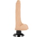 Basecock - 二合一 陰莖套及震動仿真假陽具 連陰囊 18.5cm - 肉色 照片