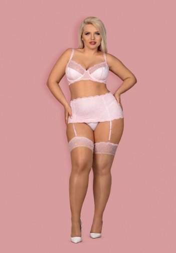Obsessive - Girlly 3件套裝 - 粉紅色 - XXL 照片