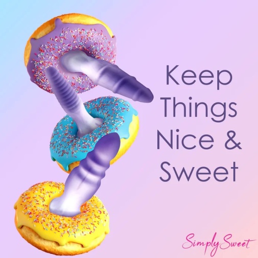 Simply Sweet - Butt Plug Set 3 pcs - Purple photo
