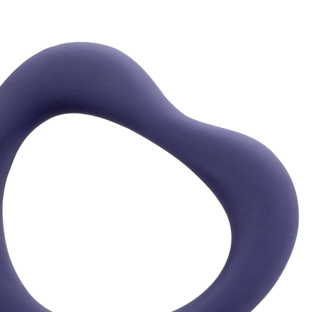 This Heart Cockring Set of two pieces is designed to enhance... Loveline - Heart Cock Ring Set - Violet Storm photo-6