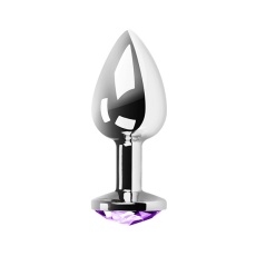 Secret Play - Metal Anal Plug M - Purple photo