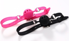 MT - Breathable Ball Gag - Black photo