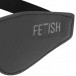 Fetish Submissive - 纯素皮革眼罩 - 黑色 照片-2