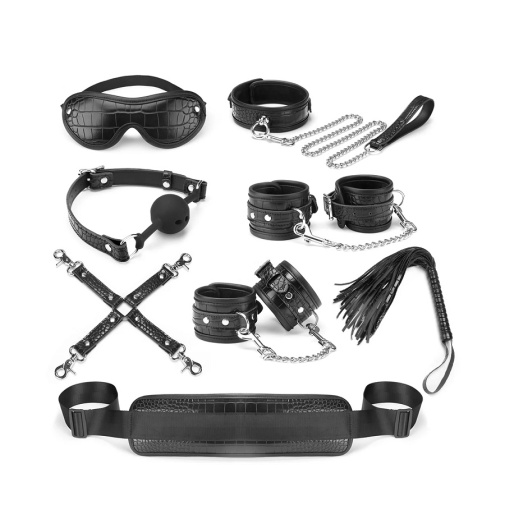 Liebe Seele - Temptation Bondage Kit 8pcs - Black photo