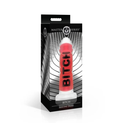 Master Series - Bitch Dildo - Red photo