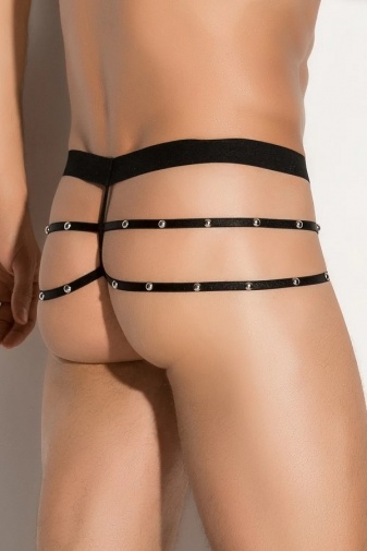 Me Seduce - Aron 男士多帶丁字褲 - 白色 - L/XL 照片