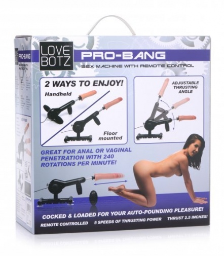 LoveBotz - Pro-Bang Sex Machine - Black photo