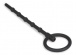 Sinner Gear - Long Hollow Silicone Penis Plug - Black photo-3