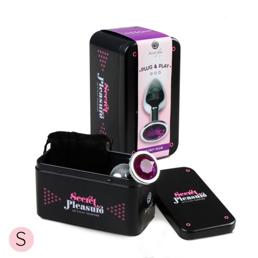 Secret Play - Metal Anal Plug S - Purple photo