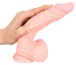 Medical Silicone - 假阳具带球 21 厘米 照片-6