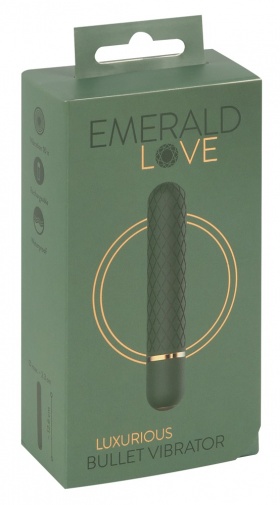 Emerald Love - 奢华子弹震动器 - 绿色 照片