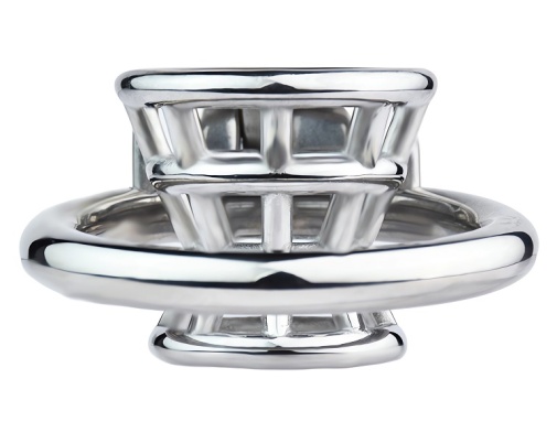 FAAK - Chastity Cage 200 - Silver photo
