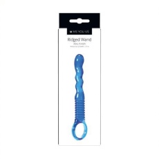 Me You Us - Ridged Anal Wand - Blue photo