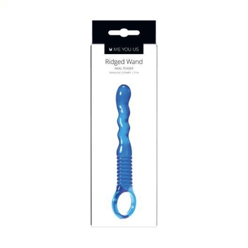 Me You Us - Ridged Anal Wand - Blue photo