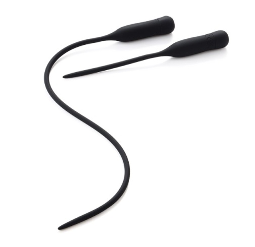MT - Vibro Urethral Sound 37cm - Black photo