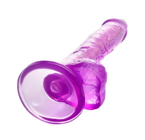 A-Toys - Celiam 彈性可彎曲仿真陽具 20.5cm - 紫色 照片