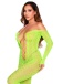 Leg Avenue - Flawless Vibes Python Bodystocking - Neon Green photo-7
