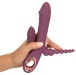 You2Toys - Slim Triple Plum Rabbit Vibrator - Purple photo-3