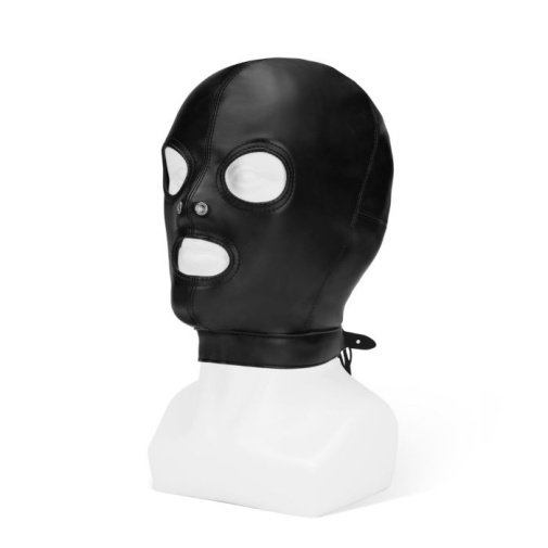 Me You Us - Hood with Eyes Nose Mouth - Black photo